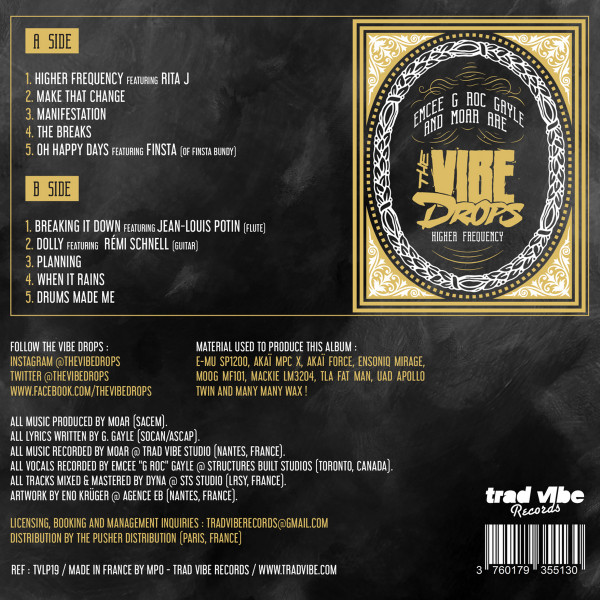 Emcee G-Roc And Moar Are The Vibe Drops - Higher Frequency | Trad Vibe (TVLP19) - 2