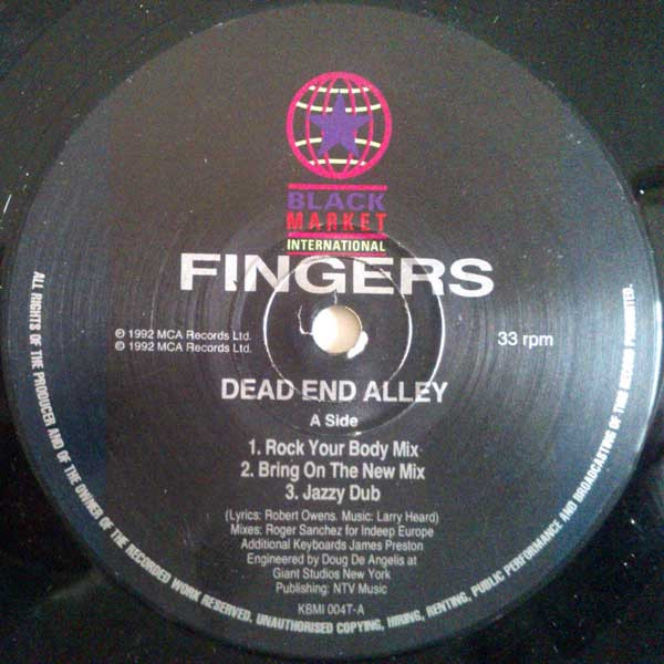 Fingers - Dead End Alley | Black Market International (KBMI 004 T)