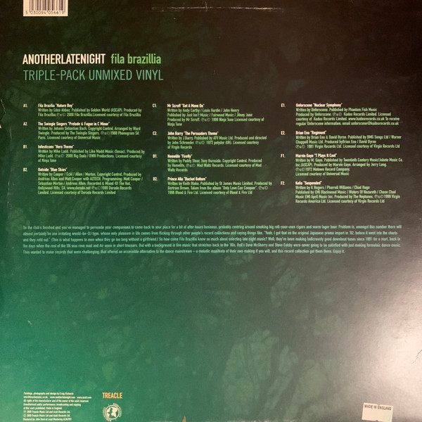 Fila Brazillia - AnotherLateNight | Azuli Records (ALNLP01) - 2