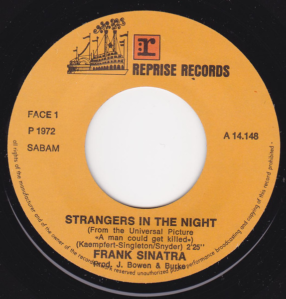 Frank Sinatra - Strangers In The Night / My Way | Reprise Records (14.148) - 3 Frank Sinatra - Strangers In The Night / My Way | Reprise Records (14.148) - 3