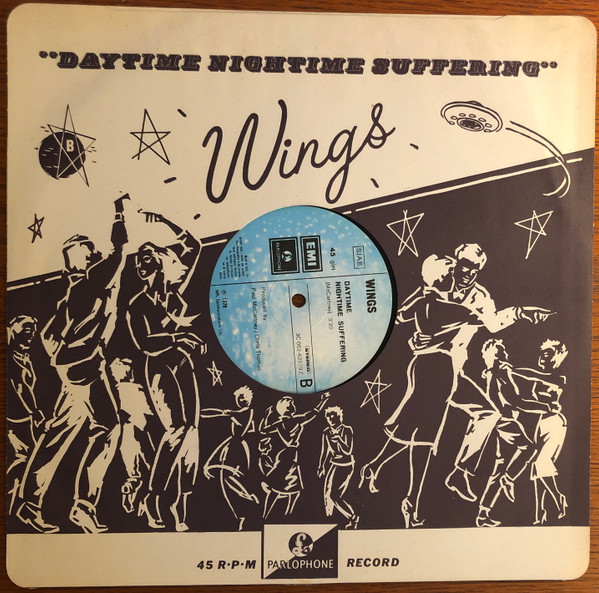 Wings - Goodnight Tonight / Daytime Nightime Suffering | Parlophone (3C 052-62579Z) - 3 Wings - Goodnight Tonight / Daytime Nightime Suffering | Parlophone (3C 052-62579Z) - 3
