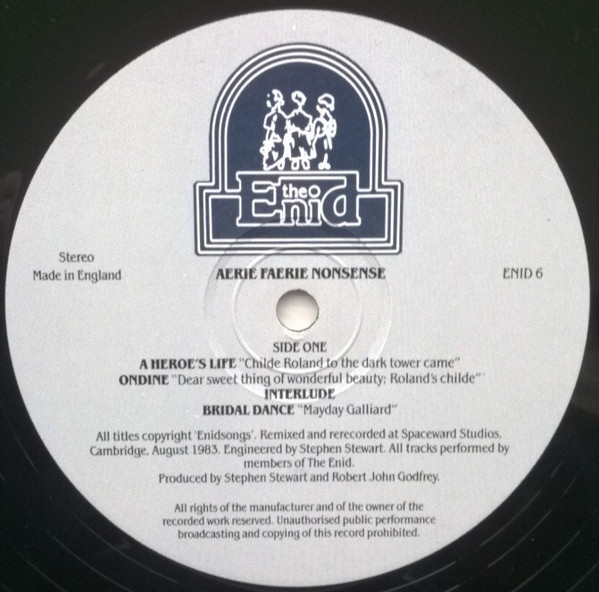 The Enid - Aerie Faerie Nonsense | Not On Label (The Enid Self-released) (ENID 6) - 3