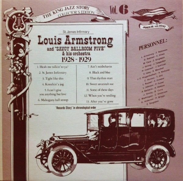 Louis Armstrong And His Savoy Ballroom Five & Louis Armstrong And His Orchestra - St. James Infirmary 1928 -1929 | Joker (SM 3747)