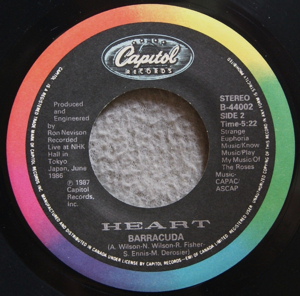 Heart - Alone | Capitol Records (B-44002) - 2