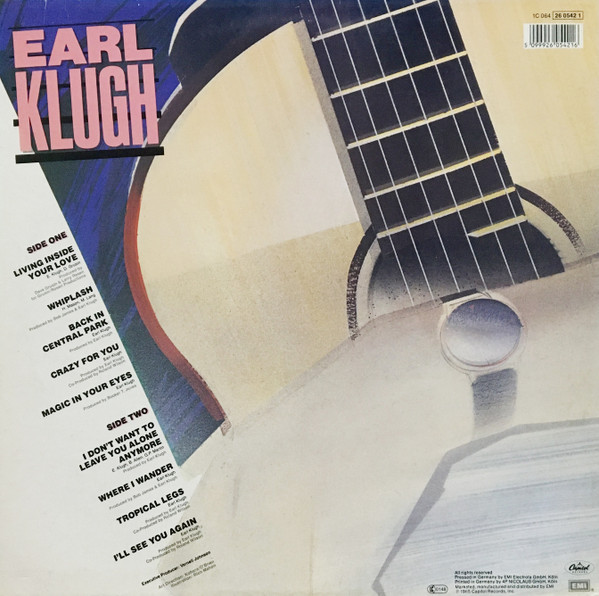 Earl Klugh - Key Notes | Capitol Records (1C 064-26 0542 1) - 2 Earl Klugh - Key Notes | Capitol Records (1C 064-26 0542 1) - 2