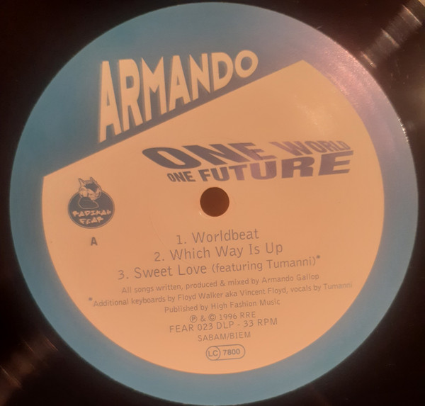 Armando - One World One Future | Radikal Fear (FEAR 023 DLP) - 3