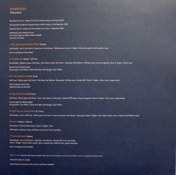 Tindersticks - Distractions | Lucky Dog (Lucky Dog 27LP) - 3 Tindersticks - Distractions | Lucky Dog (Lucky Dog 27LP) - 3