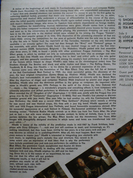 The Blue Effect - A Benefit Of Radim Hladík | Supraphon (1 13 1586) - 3 The Blue Effect - A Benefit Of Radim Hladík | Supraphon (1 13 1586) - 3