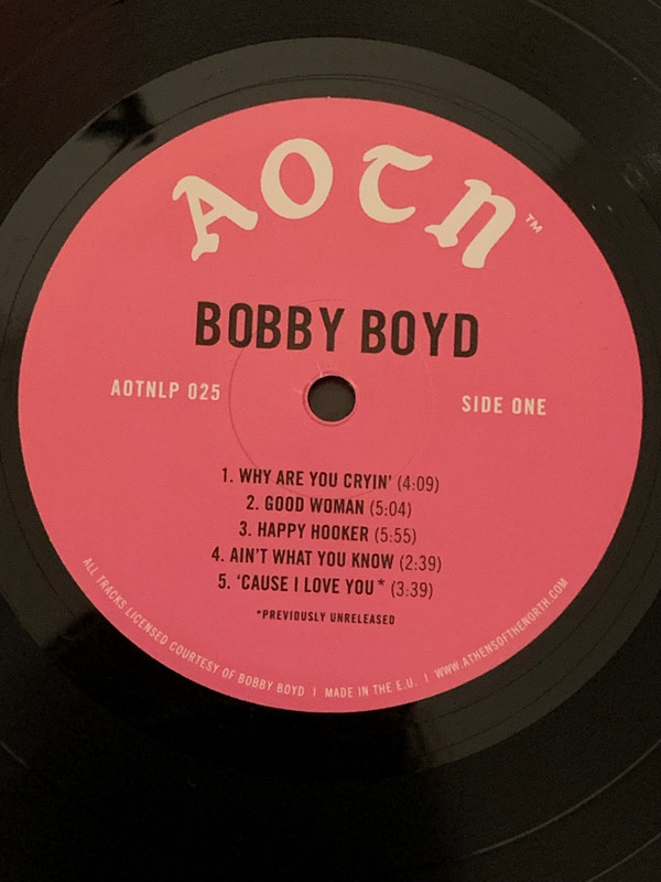 Bobby Boyd - Bobby Boyd | Athens Of The North (AOTNLP025) - 3