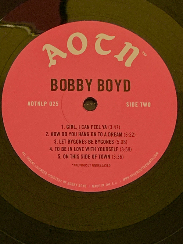 Bobby Boyd - Bobby Boyd | Athens Of The North (AOTNLP025) - 4
