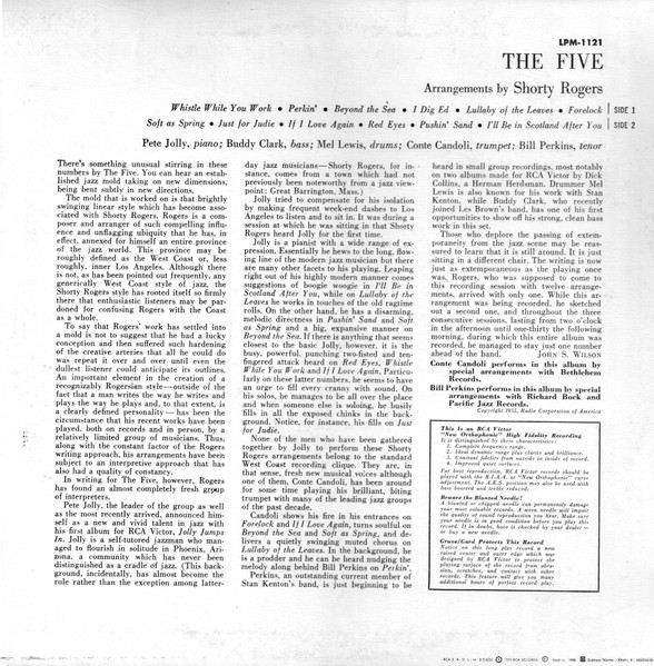 The Five - The Five | RCA (LPM-1121) - 2