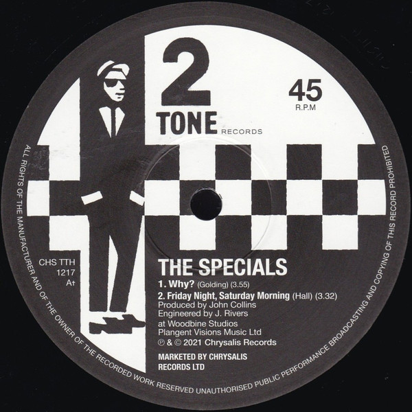 The Specials - Ghost Town / Why? / Friday Night, Saturday Morning | Two-Tone Records (CHS TTH 1217) - 4