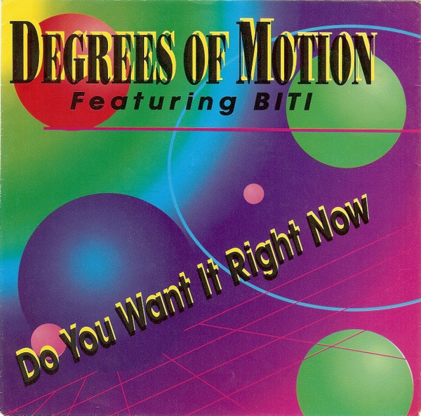 Degrees Of Motion Featuring Biti - Do You Want It Right Now | FFRR (869 717-1)