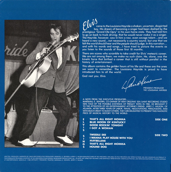 Elvis Presley - The Beginning Years, 1954 To '56 [Vinyl] | Louisiana Hayride (LH3061) - 2