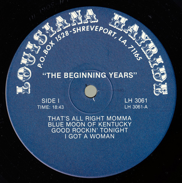 Elvis Presley - The Beginning Years, 1954 To '56 [Vinyl] | Louisiana Hayride (LH3061) - 3
