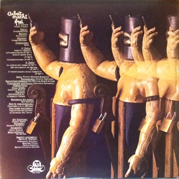 Area - Arbeit Macht Frei (Il Lavoro Rende Liberi) | Cramps Records (CRS LP5101) - 3 Area - Arbeit Macht Frei (Il Lavoro Rende Liberi) | Cramps Records (CRS LP5101) - 3