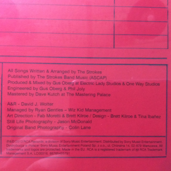 The Strokes - Comedown Machine | RCA (88765455791) - 3 The Strokes - Comedown Machine | RCA (88765455791) - 3