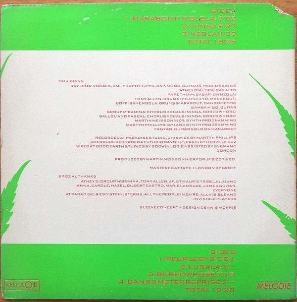 Ray Lema - Medecine | Celluloid (CEL 6756) - 3