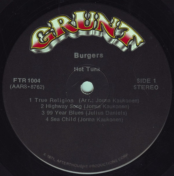 Hot Tuna - Burgers | Grunt (FTR-1004) - 4
