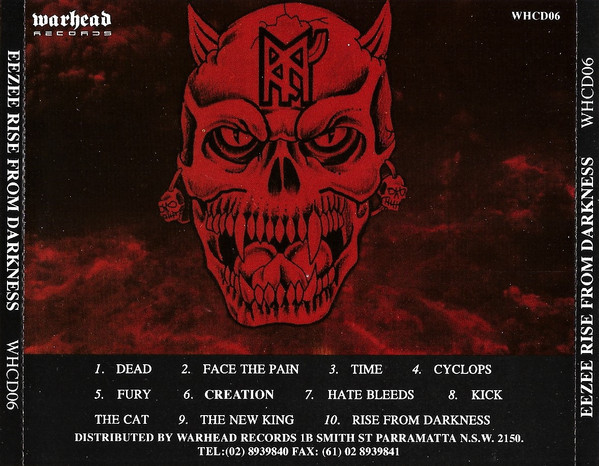 Eezee - Rise From Darkness CD | Warhead Records (WHCD06) - 2