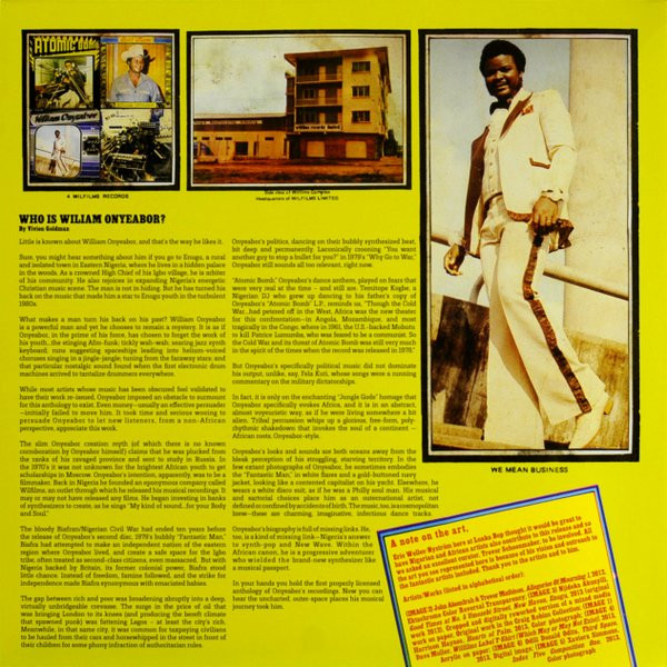 William Onyeabor - Who Is William Onyeabor? | Luaka Bop (6 80899 0079-1-7) - 2 William Onyeabor - Who Is William Onyeabor? | Luaka Bop (6 80899 0079-1-7) - 2