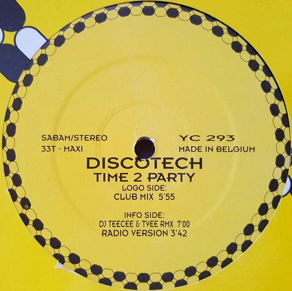 Discotech - Time 2 Party | Yellow Cab (YC 293) - 2