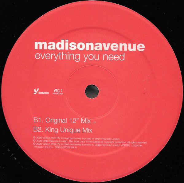Madison Avenue - Everything You Need | Vicious Grooves (VCRT 82) - 4