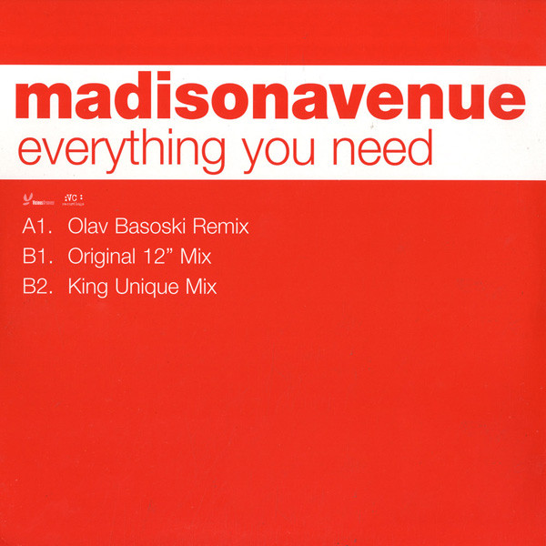 Madison Avenue - Everything You Need | Vicious Grooves (VCRT 82) - main