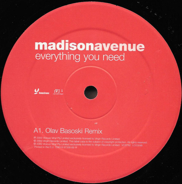 Madison Avenue - Everything You Need | Vicious Grooves (VCRT 82) - 3
