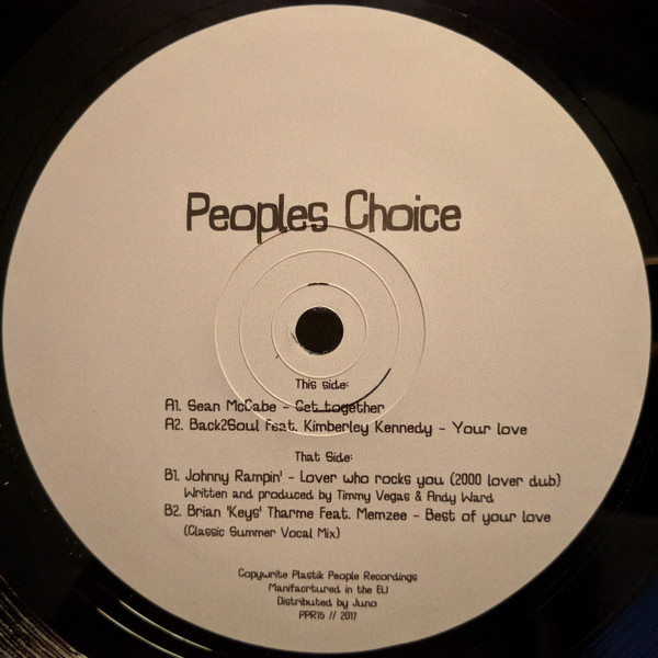Various - Peoples Choice | Plastik People Recordings (PPR14)