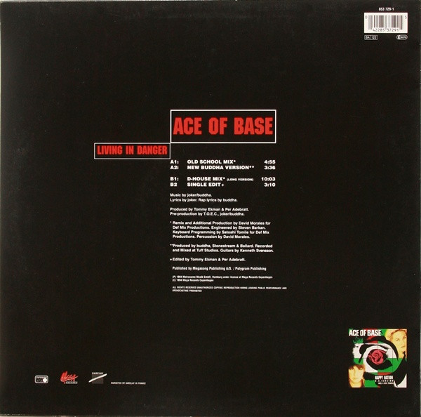 Ace Of Base - Living In Danger | Metronome (853 729-1) - 2 Ace Of Base - Living In Danger | Metronome (853 729-1) - 2