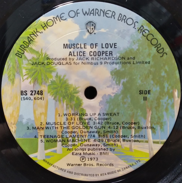 Alice Cooper - Muscle Of Love | Warner Bros. Records (BS 2748) - 4 Alice Cooper - Muscle Of Love | Warner Bros. Records (BS 2748) - 4