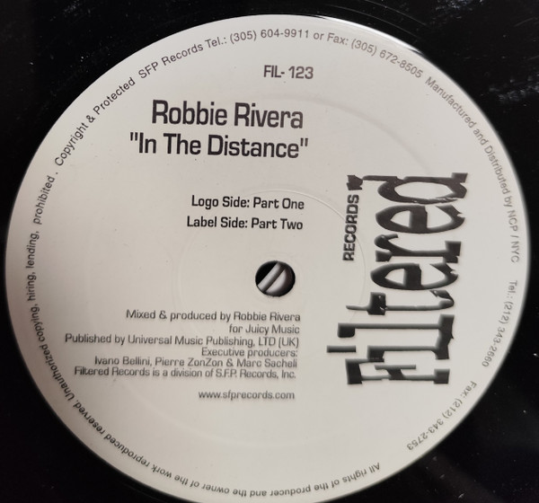 Robbie Rivera - In The Distance | Filtered Records (FIL-123) - main Robbie Rivera - In The Distance | Filtered Records (FIL-123) - main