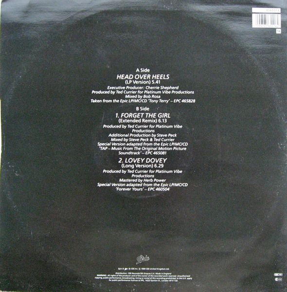 Tony Terry - Head Over Heels | Epic (656551 6) - 2