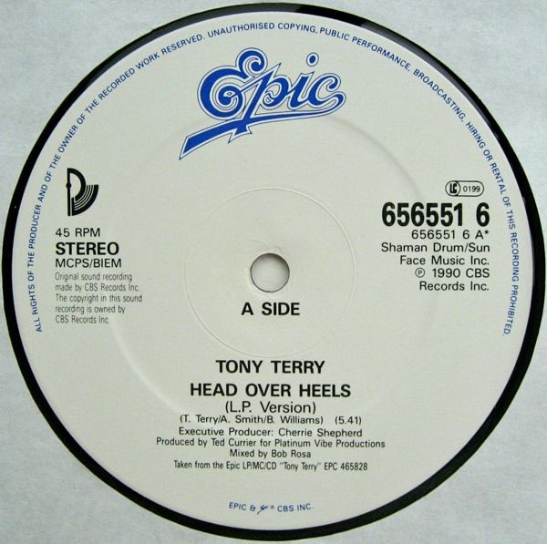 Tony Terry - Head Over Heels | Epic (656551 6) - 3