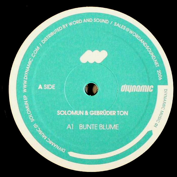 Solomun / Gebrüder Ton / Adriano - Solomun EP | Diynamic Music (DIYNAMIC MUSIC 01)
