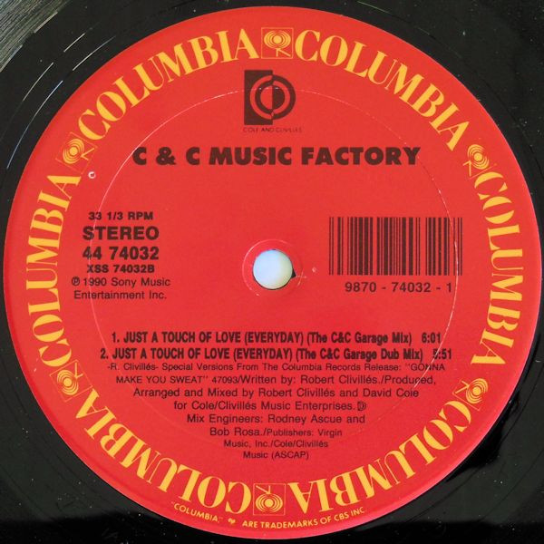 C & C Music Factory - Just A Touch Of Love | Columbia (44 74032) - 4 C & C Music Factory - Just A Touch Of Love | Columbia (44 74032) - 4