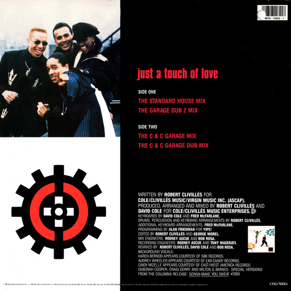 C & C Music Factory - Just A Touch Of Love | Columbia (44 74032) - 2 C & C Music Factory - Just A Touch Of Love | Columbia (44 74032) - 2