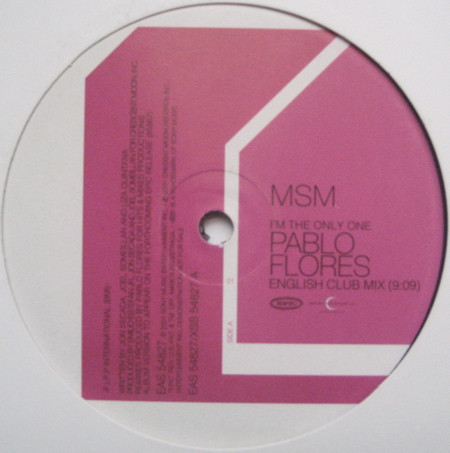 MSM - I'm The Only One | Epic (EAS 54827) - 2