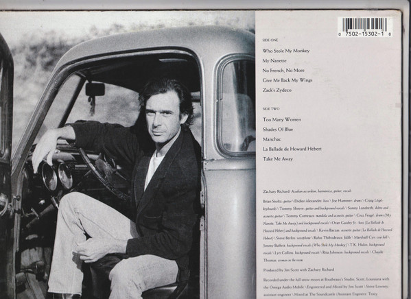 Zachary Richard - Women In The Room | A&M Records (7502153021) - 2