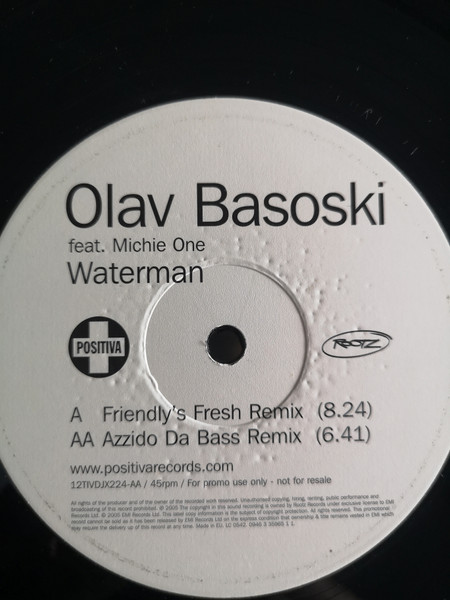 Olav Basoski - Waterman | Positiva (12TIVDJX-224) - 3 Olav Basoski - Waterman | Positiva (12TIVDJX-224) - 3