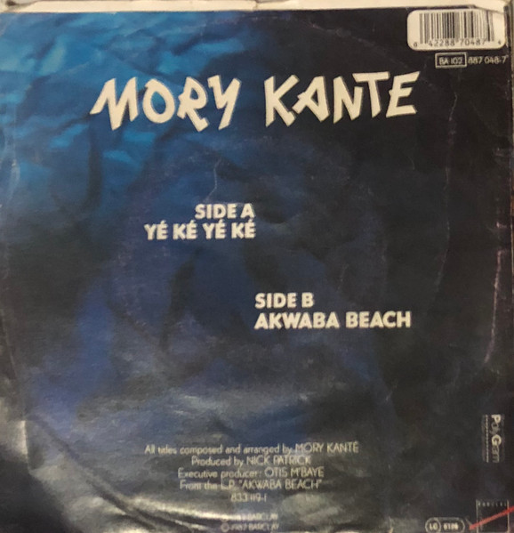 Mory Kanté - Yé Ké Yé Ké | Barclay (887 048-7) - 2