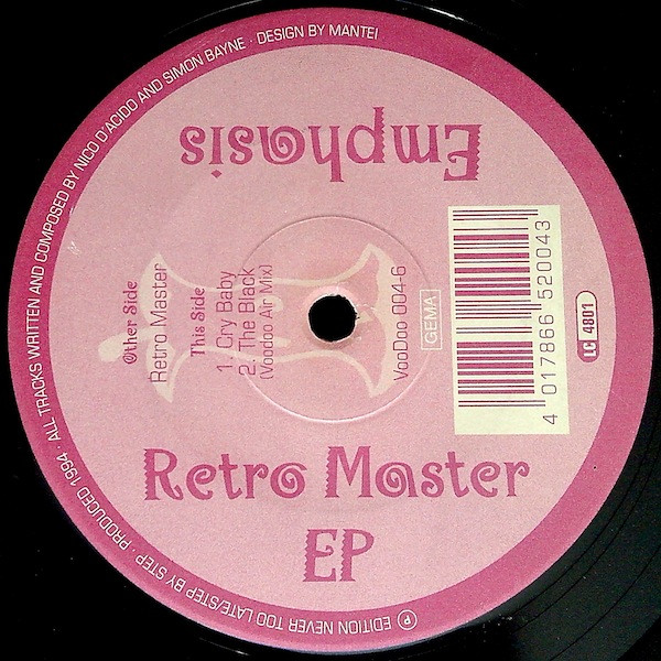 Emphasis - Retro Master EP | VooDoo Records (VooDoo 004-6)
