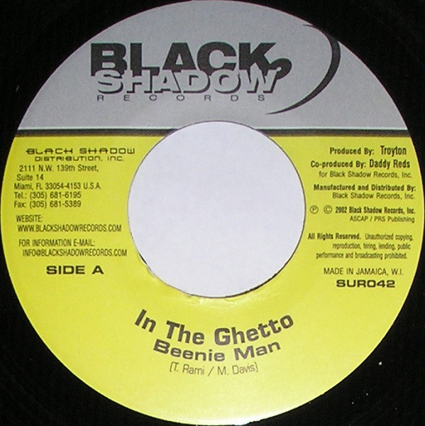 Beenie Man - In The Ghetto | Black Shadow Records (SUR042)