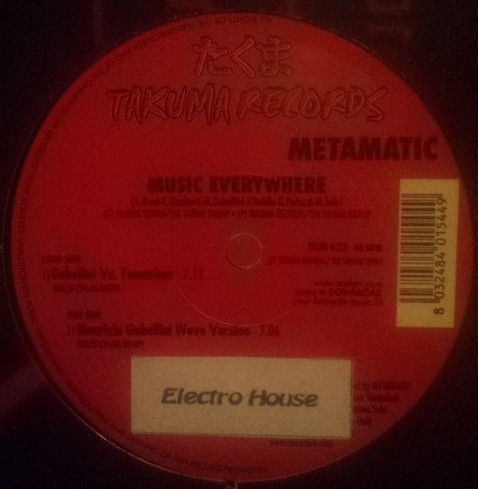 Metamatic - Music Everywhere | Takuma Records (TKM 022) - main