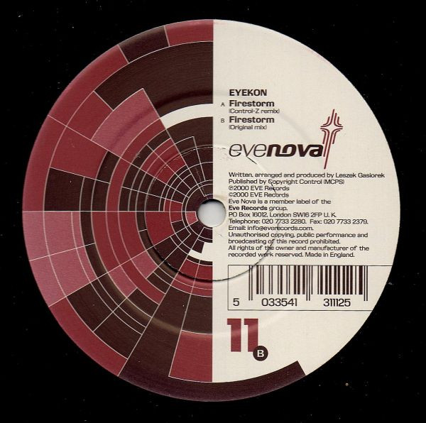 Eyekon - Firestorm | Eve Nova (EVE NOVA 011)