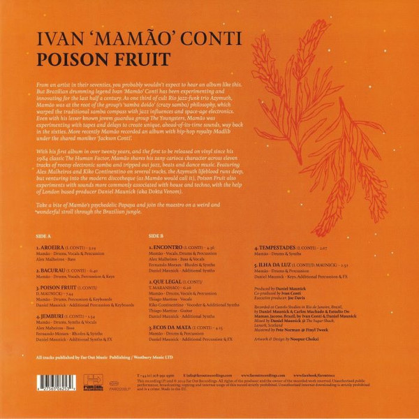 Ivan Conti - Poison Fruit | Far Out Recordings (FARO208LP) - 2
