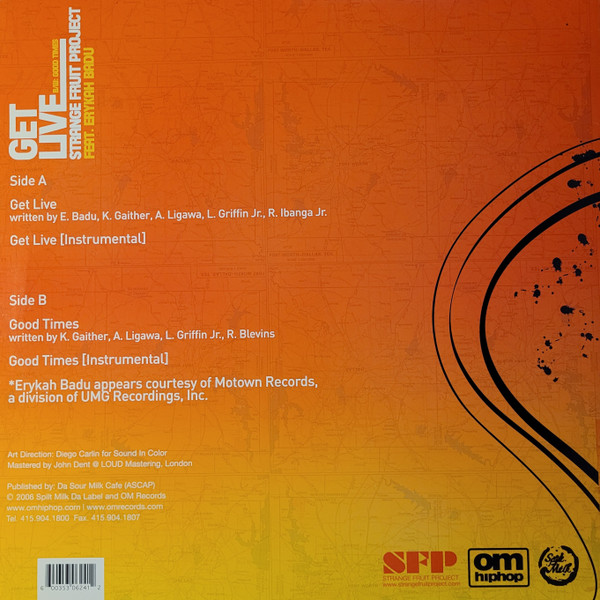 Strange Fruit Project Feat. Erykah Badu - Get Live | OM Hip Hop (OH 224 SV) - 2