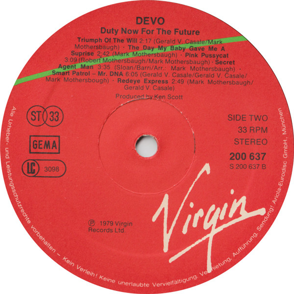 Devo - Duty Now For The Future | Virgin (200 637) - 4