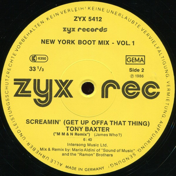 Various - New York Boot Mix Vol. 1 | ZYX Records (ZYX 5412) - 4